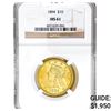 Image 1 : 1894 Liberty Head $10 Gold Eagle NGC MS61