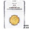 Image 1 : 1906-D Liberty Head $10 Gold Eagle NGC AU58