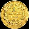 Image 2 : 1855 Rare Gold Dollar LIGHTLY CIRCULATED