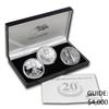 Image 1 : 2006-W 20th Ann ASE 3 Coin Silver Set GEM OGP