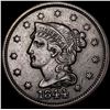 Image 1 : 1844 Braided Hair Large Cent CLOSELY UNCIRCULATED
