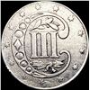 Image 2 : 1858 Silver Three Cent ABOUT UNCIRCULATED