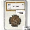 Image 1 : 1837 Large Cent PGA MS65