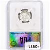 Image 2 : 1942-S Mercury SILV 10C PGA MS64 FSB 10% Offcenter