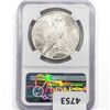 Image 2 : 1927 Silver Peace Dollar NGC MS64