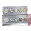 Image 2 : 1955, 1962 (Set of 2) 5 Coin U.S. Mint Set