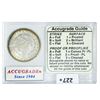 Image 2 : 1891-O Morgan Silver Dollar ACCUGRADE PL
