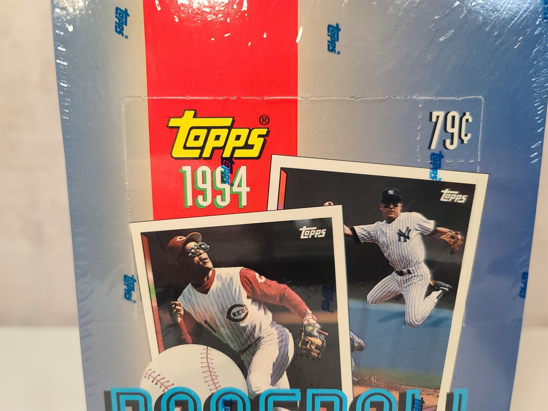Lot of 7 Sealed Baseball Card Boxes Still in Plastic Bosley Auctioneers
