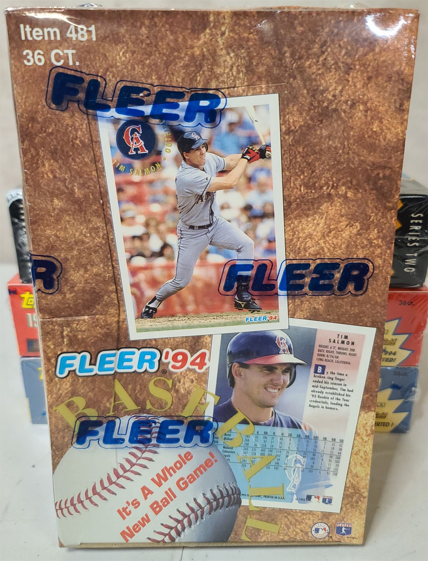 Lot of 7 Sealed Baseball Card Boxes Still in Plastic Bosley Auctioneers