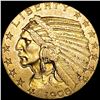 Image 1 : 1908 $5 Gold Half Eagle CLOSELY UNCIRCULATED