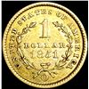 Image 2 : 1851-O Rare Gold Dollar CLOSELY UNCIRCULATED