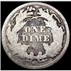 Image 2 : 1876-CC Seated Liberty Dime NICELY CIRCULATED