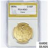 Image 1 : 1909-A Frnace .9334oz Gold 100 Francs PGA MS63