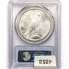 Image 2 : 1922 Silver Peace Dollar PCGS MS63