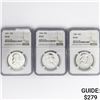 Image 1 : (3) Franklin Silver Half Dollar NGC PF67 1959-1961