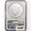 Image 2 : 2000-P American Silver Eagle NGC PF70 UC