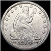 Image 1 : 1854 Arws Seated Liberty Quarter CLOSELY UNCIRCULA