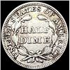 Image 2 : 1847 Seated Liberty Half Dime CLOSELY UNCIRCULATED