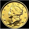 Image 1 : 1854 Rare Gold Dollar ABOUT UNCIRCULATED