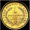 Image 2 : 1854 Rare Gold Dollar ABOUT UNCIRCULATED