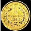 Image 2 : 1852 Rare Gold Dollar CLOSELY UNCIRCULATED