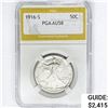 Image 1 : 1916-S Walking Liberty Half Dollar PGA AU58
