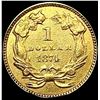 Image 2 : 1874 Rare Gold Dollar CLOSELY UNCIRCULATED