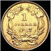 Image 2 : 1857 Rare Gold Dollar HIGH GRADE