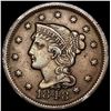 Image 1 : 1848 Braided Hair Large Cent CLOSELY UNCIRCULATED
