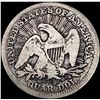 Image 2 : 1853/4 Arrows and Rays Seated Liberty Quarter NICE
