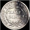Image 2 : 1853 Arrows Seated Liberty Half Dime CLOSELY UNCIR