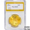 Image 1 : 1924 $20 Gold Double Eagle PGA MS65