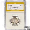 Image 1 : 1913-S Buffalo Nickel PGA AU55 Type 2