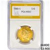 Image 1 : 1880-S $10 Gold Eagle PGA MS63