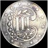 Image 2 : 1856 Silver Three Cent LIGHTLY CIRCULATED
