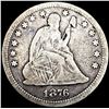 Image 1 : 1876-CC Seated Liberty Quarter NICELY CIRCULATED