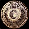 Image 2 : 1863 Civil War Shop Token CLOSELY UNCIRCULATED