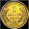Image 2 : 1849-O Rare Gold Dollar NEARLY UNCIRCULATED