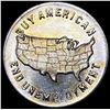 Image 2 : 1930's Depression Era Token UNCIRCULATED