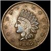 Image 1 : 1863 New York Civil War Token NICELY CIRCULATED