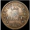 Image 2 : 1863 New York Civil War Token NICELY CIRCULATED