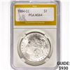 Image 1 : 1884-CC Morgan Silver Dollar PGA MS64