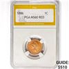 Image 1 : 1886 Indian Head Cent PGA MS60 RED