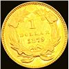 Image 2 : 1879 Rare Gold Dollar UNCIRCULATED