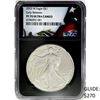 Image 1 : 2023-W Black Silver Eagle NGC PR70 UCam Flag Label