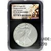 Image 1 : 2023-W Black Silver Eagle NGC PR70 UCam Gold Label