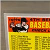 Image 2 : 1970 Topps Checklist Cards, Red Bat