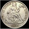 Image 1 : 1877-CC Seated Liberty Dime NEARLY UNCIRCULATED
