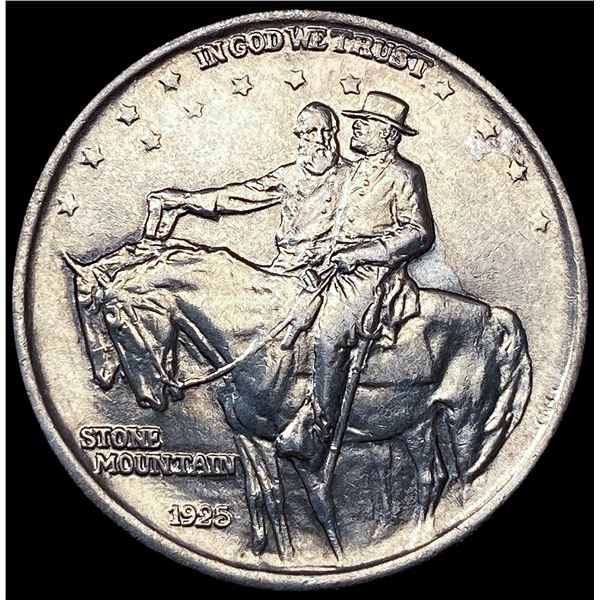 1925 Stone Mountain Half Dollar CLOSELY UNCIRCULAT