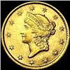 Image 1 : 1851-O Rare Gold Dollar CLOSELY UNCIRCULATED
